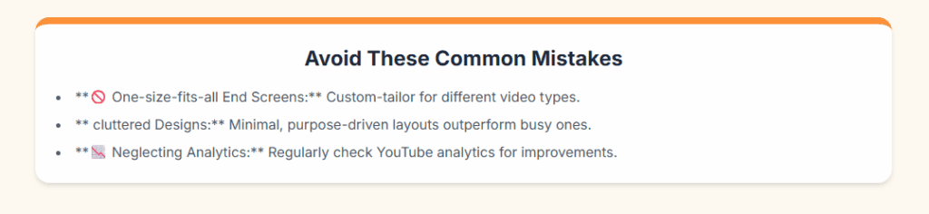 Mastering YouTube End Screens